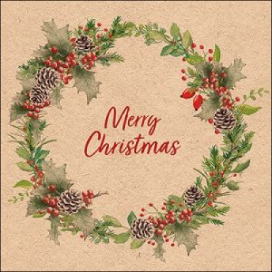 Recycled Holiday wreath nature